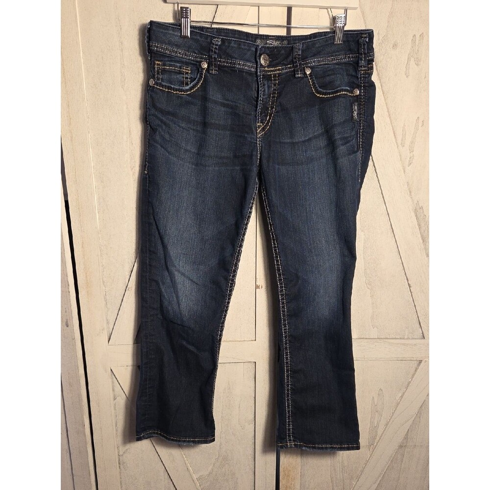 Silver Jeans Suki Capri Jeans Size 33